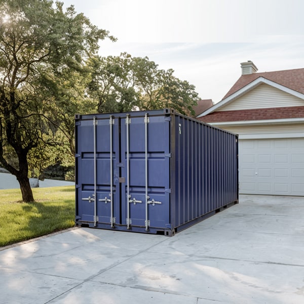 we offer residential storage containers in various sizes to suit your specific needs